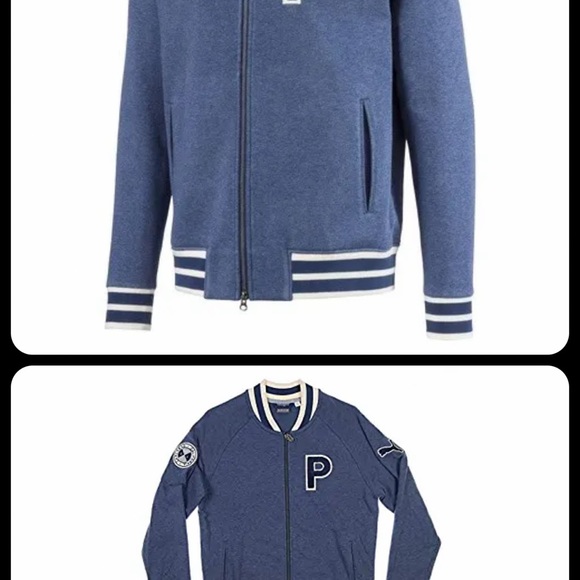 Puma men’s Letterman jacket size large - Picture 11 of 11